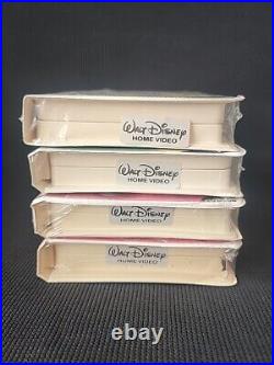 NEW! 4 Walt Disney Classics BLACK DIAMOND Edition Movies Home Videos RARE