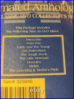 NEW Walt Disney Animated Anthology The Classic DVD Collector's Set Pinocchio