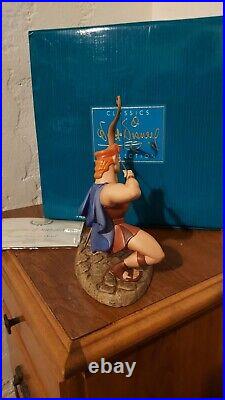 NIB WDCC HERCULES Zero to Hero COA New in Box Disney