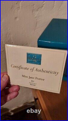 NIB WDCC MISS JANE PORTER COA New in Box