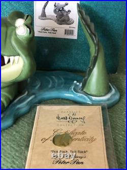 NIB Walt Disney Classics Collection WDCC Peter Pan Crocodile Tick-Tock Tick-Tock