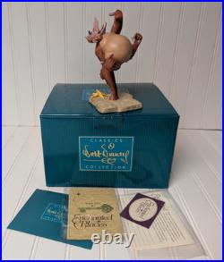 NOS WDCC Disney 1990's King Louie King of the Swingers COA 250834G