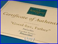 New Walt Disney Classics Collection Pinocchio Goodbye Father Figurine COA & Box