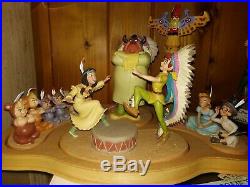 PETER PAN WDCC FIGURINE FIRESIDE CELEBRATION withTigerlily et al, Mint, NIB, withCOA