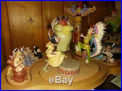 PETER PAN WDCC FIGURINE FIRESIDE CELEBRATION withTigerlily et al, Mint, NIB, withCOA