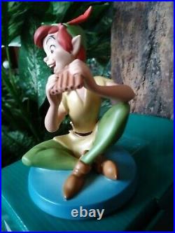 PETER PAN WDCC FOREVER YOUNG DISNEY FIGURINE, Brand New, MIB withlitho and COA