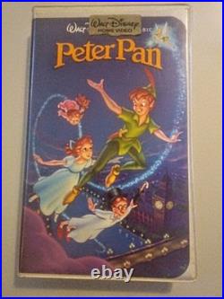 PETER PAN -Walt Disney Black Diamond Edition? The Classics Collection VHS Tape