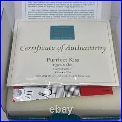 Purrfect Kiss Figaro & Cleo Pinocchio Walt Disney Classics Collection 1210007