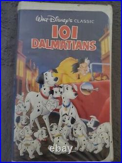 RARE 101 Dalmatians VHS 1263 Walt Disney Classic Black Diamond Edition VHS Tape