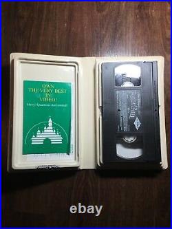RARE Black Diamond Classic Peter Pan (VHS, 1990), Walt Disney, Clamshell case
