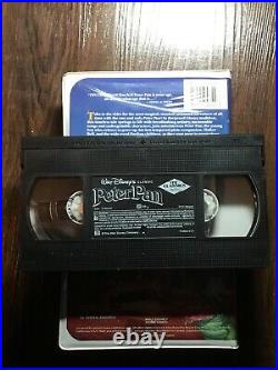RARE Black Diamond Classic Peter Pan (VHS, 1990), Walt Disney, Clamshell case