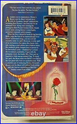 RARE Black Diamond Classic Walt Disney Beauty And The Beast-VHS Tape, Clamshell