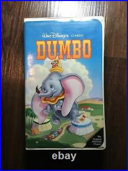 RARE Black Diamond Classic Walt Disney Classic Film Dumbo VHS Tape