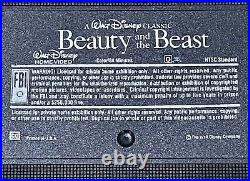 RARE Black Diamond Classic? Walt Disney's Beauty And The Beast #1325 VHS Tape