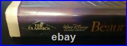 RARE Black Diamond Classic Walt Disney's Beauty And The Beast VHS
