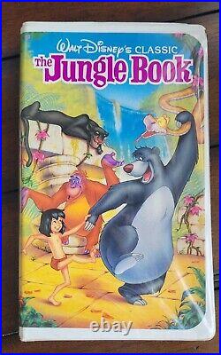 RARE Black Diamond? Classic Walt Disney's THE JUNGLE BOOK VHS (1991) 1122
