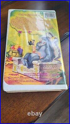 RARE Black Diamond? Classic Walt Disney's THE JUNGLE BOOK VHS (1991) 1122