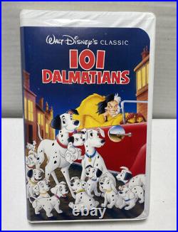 RARE? Black Diamond Classics 101 Dalmatians Walt Disney (VHS, 1992) #1263