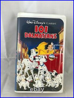 RARE? Black Diamond Classics 101 Dalmatians Walt Disney (VHS, 1992) #1263