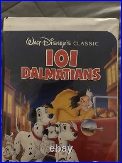 RARE Black Diamond Classics 101 Dalmatians Walt Disney (VHS, 1992) #1263