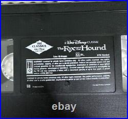 RARE Black Diamond Edition The Fox and the Hound VHS Tape Walt Disney Classics