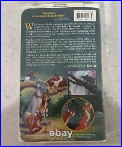 RARE Black Diamond Edition The Fox and the Hound VHS Tape Walt Disney Classics