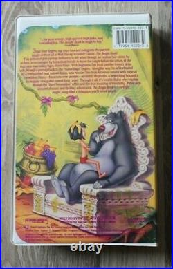 RARE Black Diamond Edition Walt Disney Classic The Jungle Book (1991) VHS