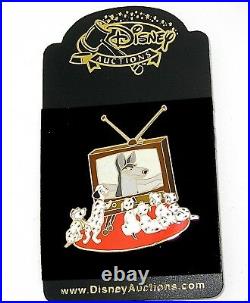 RARE LE Disney Auctions Pin from 2004 101 Dalmatians Watch Classic TV Puppy Dog