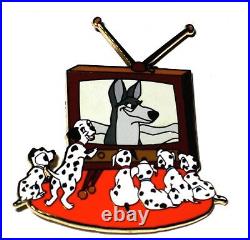 RARE LE Disney Auctions Pin from 2004 101 Dalmatians Watch Classic TV Puppy Dog