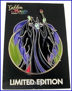 RARE Maleficent LE Jumbo Disney Pin Villain Classic Flames Staff Angry Acme NEW