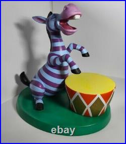 RARE SAMPLE Its A Small World Zebra Jungle Percussion WDCC Walt Disney Classics