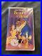 RARE Vintage Walt Disney's Beauty and The Beast VHS 1992 Black Diamond Classic