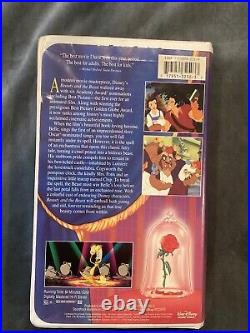 RARE Vintage Walt Disney's Beauty and The Beast VHS 1992 Black Diamond Classic