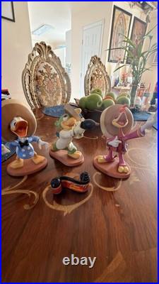 RARE Vtg Walt Disney Classics Collection, THE THREE CABALLEROS Figurines set