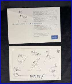 RARE WDCC Flamingo Animation Maquette Fantasia 2000 LE 796 of 1000 COE Box READ