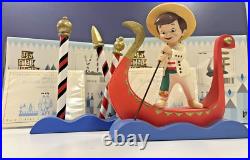 RARE WDCC It's A Small World-Italy-Serenade & Gondolier Poles Box/COA for both