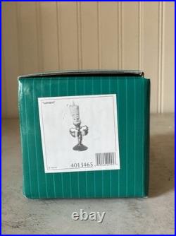 RARE WDCC Lumiere Candlestick Casanova Beauty & The Beast New Mini Porcelain COA