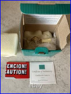 RARE WDCC Lumiere Candlestick Casanova Beauty & The Beast New Mini Porcelain COA