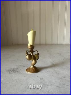 RARE WDCC Lumiere Candlestick Casanova Beauty & The Beast New Mini Porcelain COA