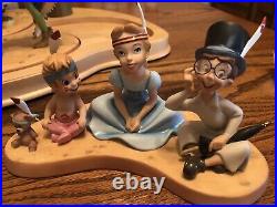 RARE WDCC PETER PAN FIRESIDE CELEBRATION SET Matching #s Ltd Ed