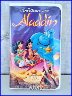 RARE Walt Disney Home Classics Aladdin VHS 1662 Black Diamond Edition