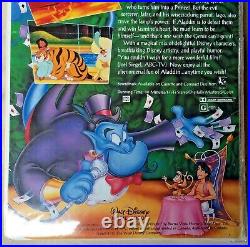 RARE Walt Disney Sealed Aladdin VHS Black Diamond Classics Clamshell NEW