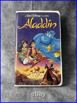 RARE Walt Disney's ALADDIN VHS TapeBlack Diamond Edition #1662Classic