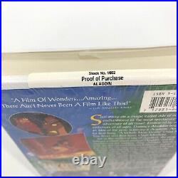 RARE Walt Disney's Aladdin Black Diamond Classic VHS #1662 Sealed NEW