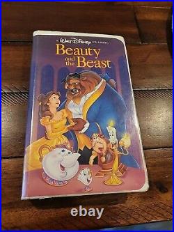 RARE Walt Disney's Beauty and The Beast VHS 1992 Black Diamond Classic