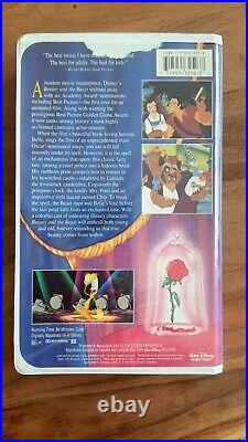 RARE Walt Disney's Beauty and The Beast VHS 1992 Black Diamond Classic