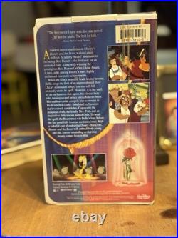 RARE Walt Disney's Beauty and The Beast VHS 1992 Black Diamond Classic 1325
