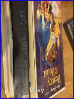 RARE Walt Disney's Beauty and The Beast VHS 1992 Black Diamond Classic 1325