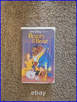 RARE Walt Disney's Beauty and The Beast VHS 1992 Black Diamond Classic EUC