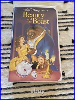 RARE Walt Disney's Beauty and The Beast VHS 1992 Black Diamond Classic EUC